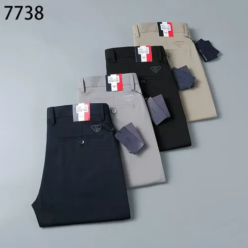 Replica Prada Pants For Men #1420493 $42.00 USD for Wholesale