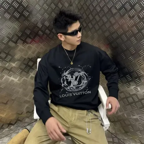 Replica Louis Vuitton LV Hoodies Long Sleeved For Men #1420808 $48.00 USD for Wholesale