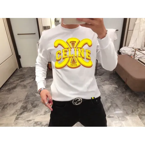 Replica Celine Hoodies Long Sleeved For Men #1420955 $48.00 USD for Wholesale