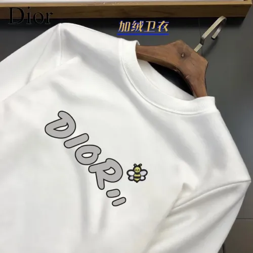 Replica Christian Dior Hoodies Long Sleeved For Men #1421236 $45.00 USD for Wholesale