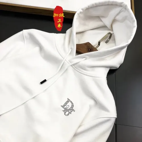 Replica Christian Dior Hoodies Long Sleeved For Men #1421256 $45.00 USD for Wholesale