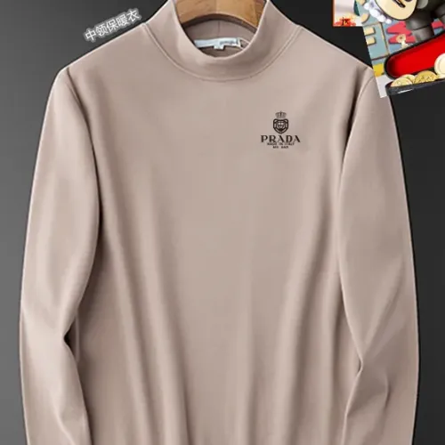 Prada T-Shirts Long Sleeved For Men #1421420 $40.00 USD, Wholesale Replica Prada T-Shirts