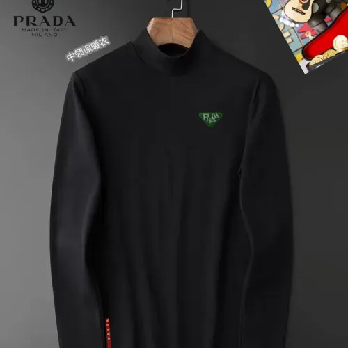 Prada T-Shirts Long Sleeved For Men #1421450 $40.00 USD, Wholesale Replica Prada T-Shirts
