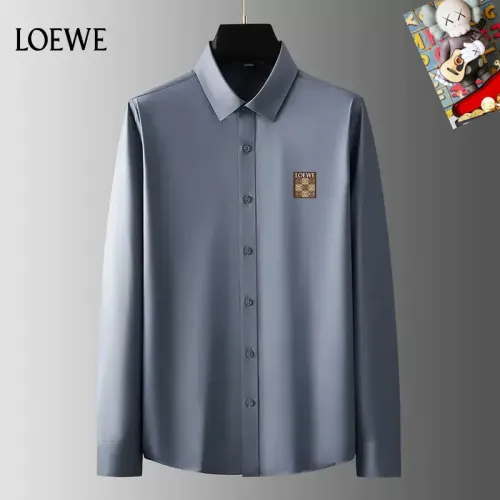LOEWE Shirts Long Sleeved For Men #1421771 $40.00 USD, Wholesale Replica LOEWE Shirts