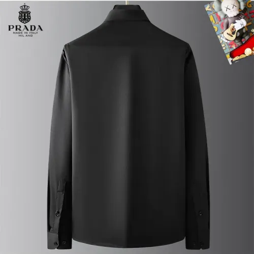 Replica Prada Shirts Long Sleeved For Men #1421776 $40.00 USD for Wholesale