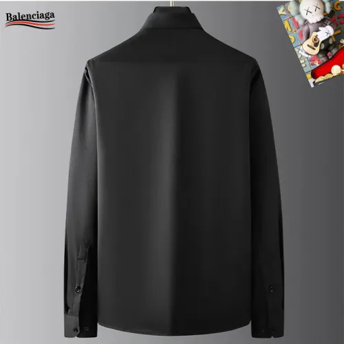 Replica Balenciaga Shirts Long Sleeved For Men #1421800 $40.00 USD for Wholesale
