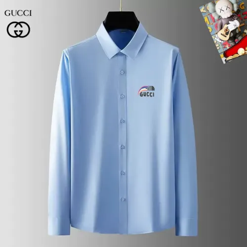 Gucci Shirts Long Sleeved For Men #1421841 $40.00 USD, Wholesale Replica Gucci Shirts