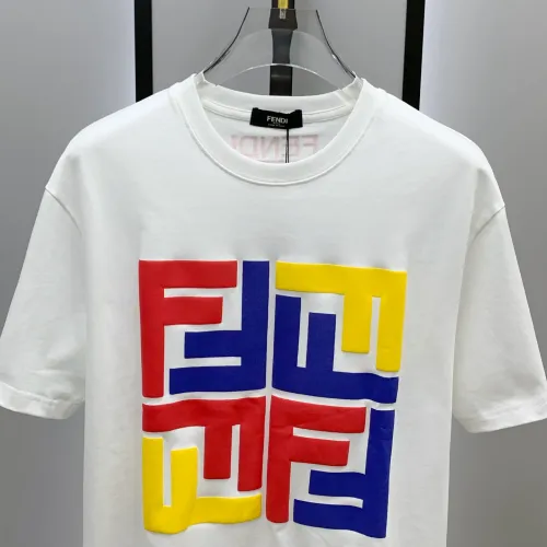 Replica Fendi T-Shirts Short Sleeved For Men #1421903 $68.00 USD for Wholesale