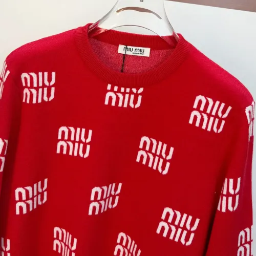 Replica MIU MIU Sweaters Long Sleeved For Unisex #1421950 $82.00 USD for Wholesale
