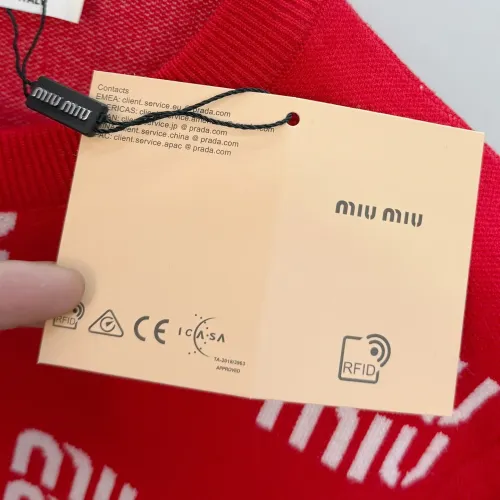 Replica MIU MIU Sweaters Long Sleeved For Unisex #1421950 $82.00 USD for Wholesale