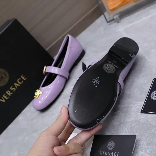 Replica Versace Flat Shoes For Women #1422330 $118.00 USD for Wholesale