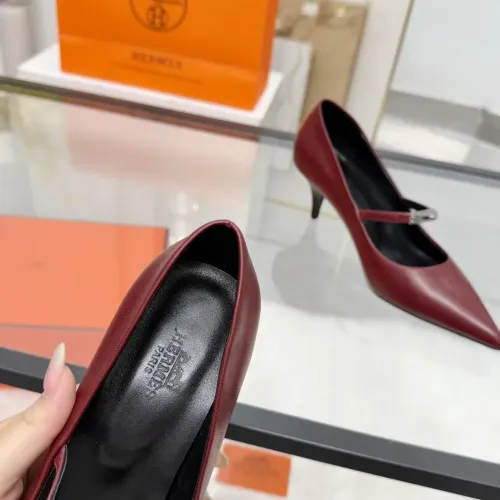 Replica Hermes High-Heeled Shoes For Women #1422336 $108.00 USD for Wholesale