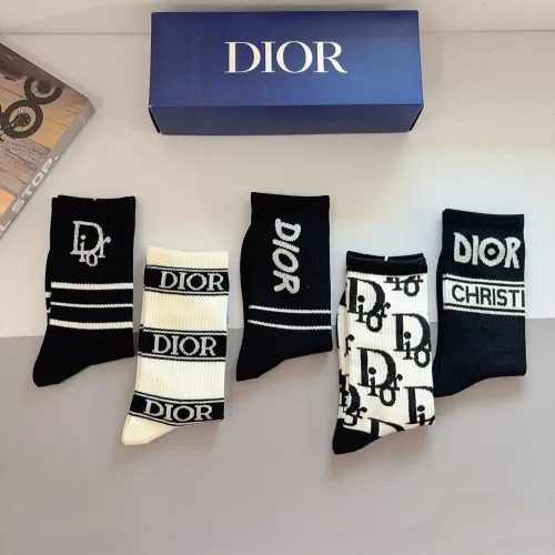 Replica Christian Dior Socks #1422395 $29.00 USD for Wholesale