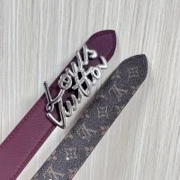 $64.00 USD Louis Vuitton AAA Quality Belts In 3.0cm For Women #1418669
