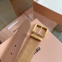 $56.00 USD MIU MIU AAA Quality Belts In 3.5cm For Unisex #1419237