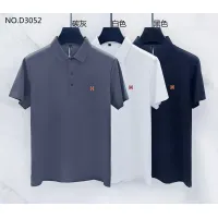 $40.00 USD Hermes T-Shirts Short Sleeved For Men #1420304