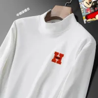 $40.00 USD Hermes T-Shirts Long Sleeved For Men #1421415