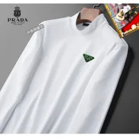 $40.00 USD Prada T-Shirts Long Sleeved For Men #1421448