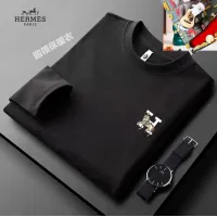 $40.00 USD Hermes T-Shirts Long Sleeved For Men #1421474