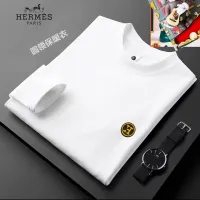 $40.00 USD Hermes T-Shirts Long Sleeved For Men #1421483
