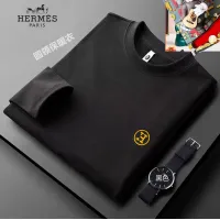 $40.00 USD Hermes T-Shirts Long Sleeved For Men #1421484