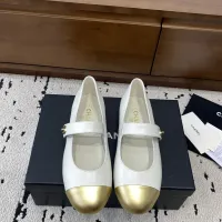$108.00 USD Chanel Flat Shoes For Women #1422323