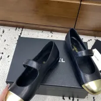 $108.00 USD Chanel Flat Shoes For Women #1422324