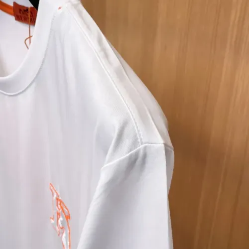 Replica Hermes T-Shirts Short Sleeved For Men #1422456 $45.00 USD for Wholesale