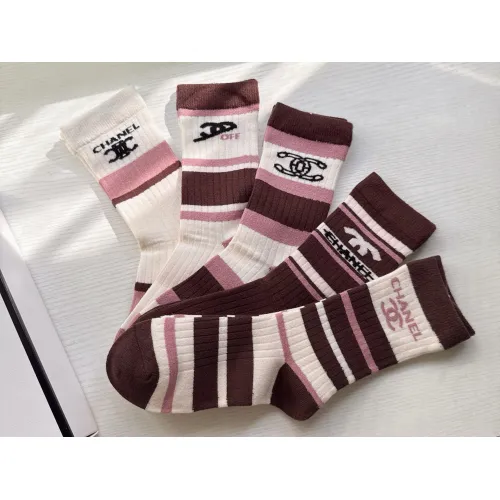 Replica Chanel Socks For Women #1422569 $29.00 USD for Wholesale