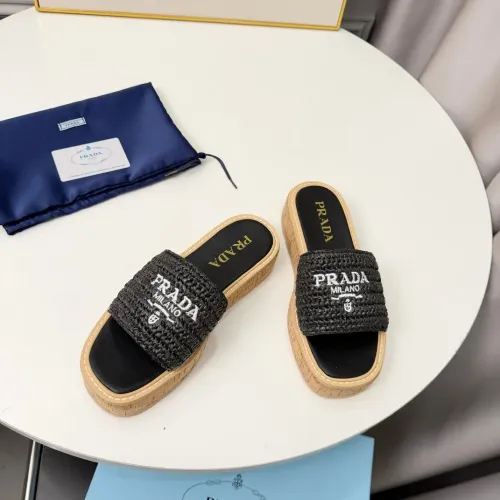 Replica Prada Slippers For Women #1422638 $92.00 USD for Wholesale