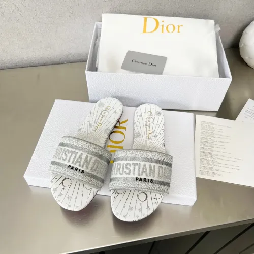 Replica Christian Dior Slippers For Women #1422758 $76.00 USD for Wholesale