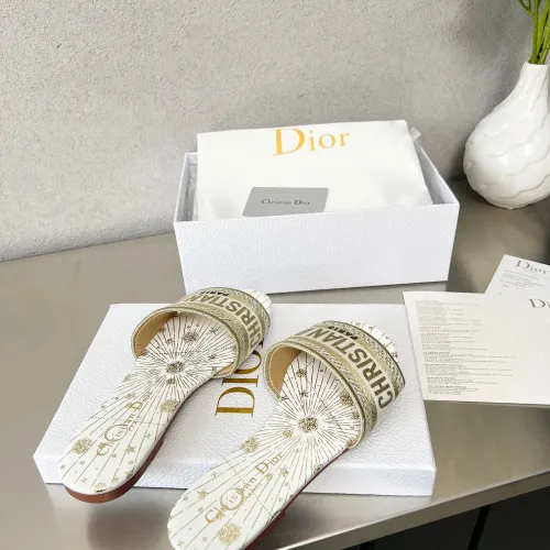 Replica Christian Dior Slippers For Women #1422760 $76.00 USD for Wholesale