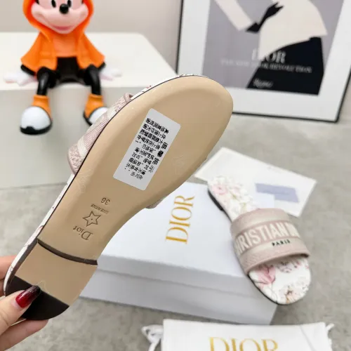 Replica Christian Dior Slippers For Women #1422785 $76.00 USD for Wholesale