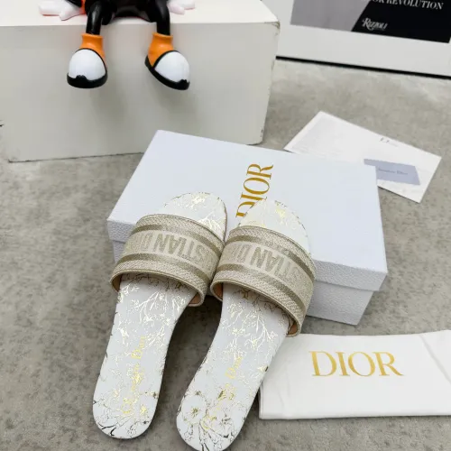 Replica Christian Dior Slippers For Women #1422787 $76.00 USD for Wholesale