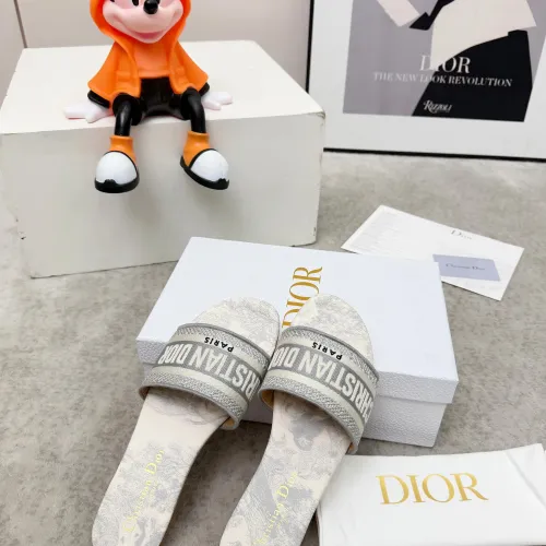 Replica Christian Dior Slippers For Women #1422797 $76.00 USD for Wholesale