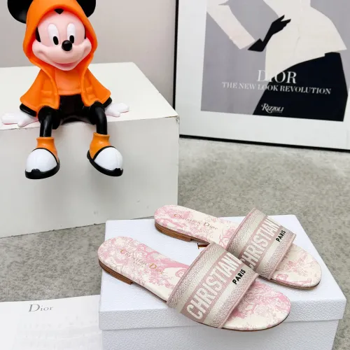 Replica Christian Dior Slippers For Women #1422800 $76.00 USD for Wholesale