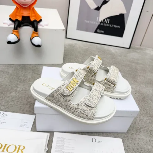 Replica Christian Dior Slippers For Women #1422821 $92.00 USD for Wholesale