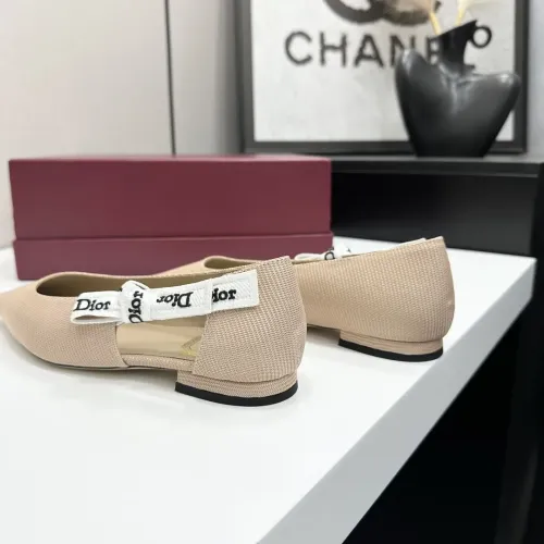 Replica Christian Dior Flat Shoes For Women #1422971 $98.00 USD for Wholesale