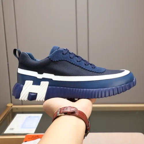 Replica Hermes Casual Shoes For Men #1423069 $82.00 USD for Wholesale