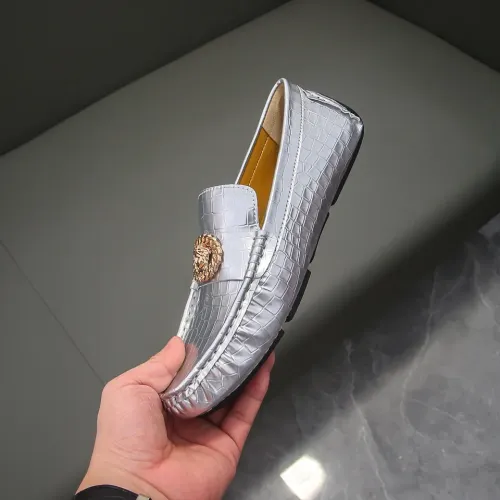 Replica Versace Leather Shoes For Men #1423105 $76.00 USD for Wholesale