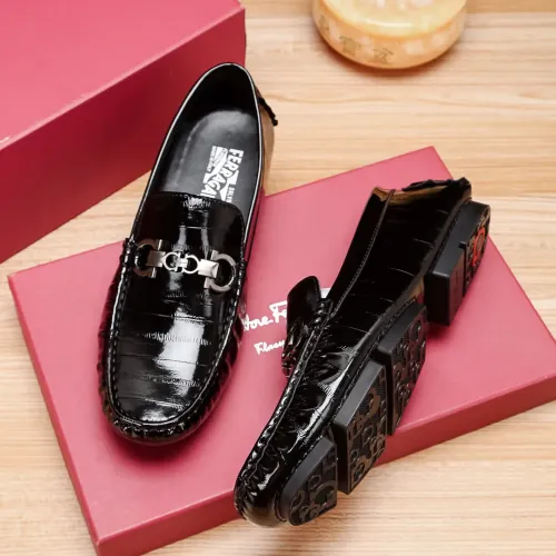 Salvatore Ferragamo Leather Shoes For Men #1423111 $76.00 USD, Wholesale Replica Salvatore Ferragamo Leather Shoes