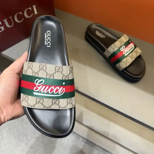 Replica Gucci Slippers For Men #1423123 $52.00 USD for Wholesale