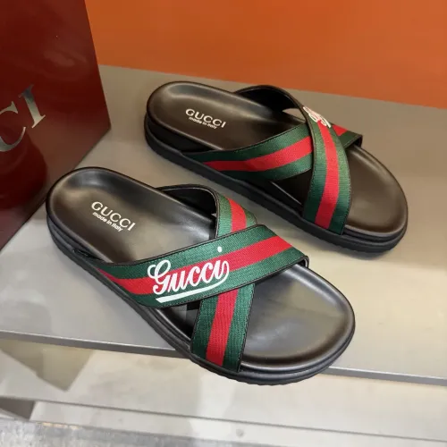 Replica Gucci Slippers For Men #1423127 $52.00 USD for Wholesale