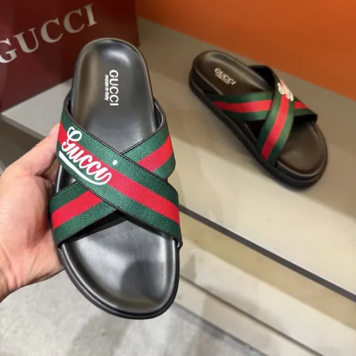 Replica Gucci Slippers For Men #1423127 $52.00 USD for Wholesale