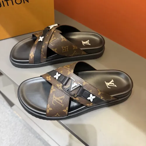 Louis Vuitton Slippers For Men #1423134 $52.00 USD, Wholesale Replica Louis Vuitton Slippers