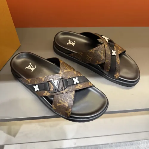 Replica Louis Vuitton Slippers For Men #1423134 $52.00 USD for Wholesale