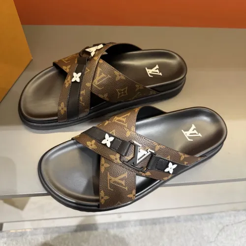 Replica Louis Vuitton Slippers For Men #1423134 $52.00 USD for Wholesale