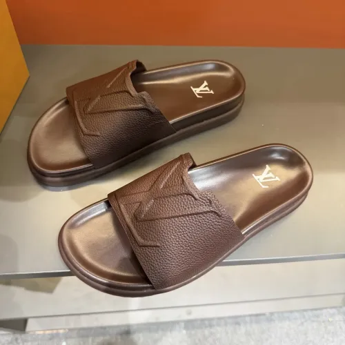 Louis Vuitton Slippers For Men #1423142 $52.00 USD, Wholesale Replica Louis Vuitton Slippers