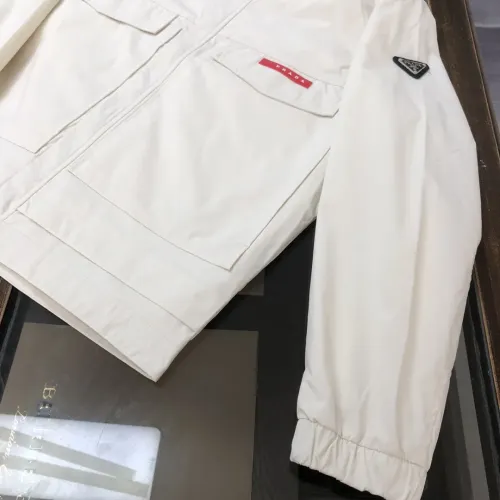 Replica Prada Jackets Long Sleeved For Men #1423433 $85.00 USD for Wholesale