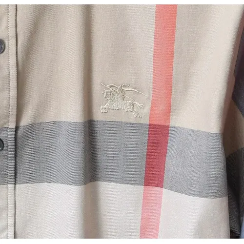 Replica Burberry Shirts Long Sleeved For Men #1423658 $38.00 USD for Wholesale